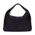 Handbag Large Veneta Hobo Net Large Dark Brown Intrecciato Leather