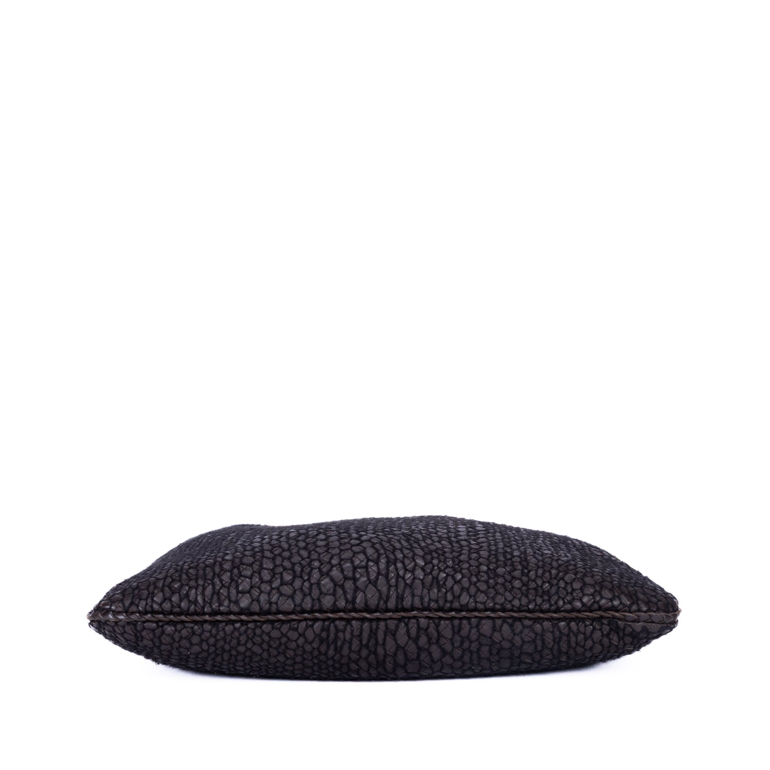 Handbag Large Veneta Hobo Net Large Dark Brown Intrecciato Leather