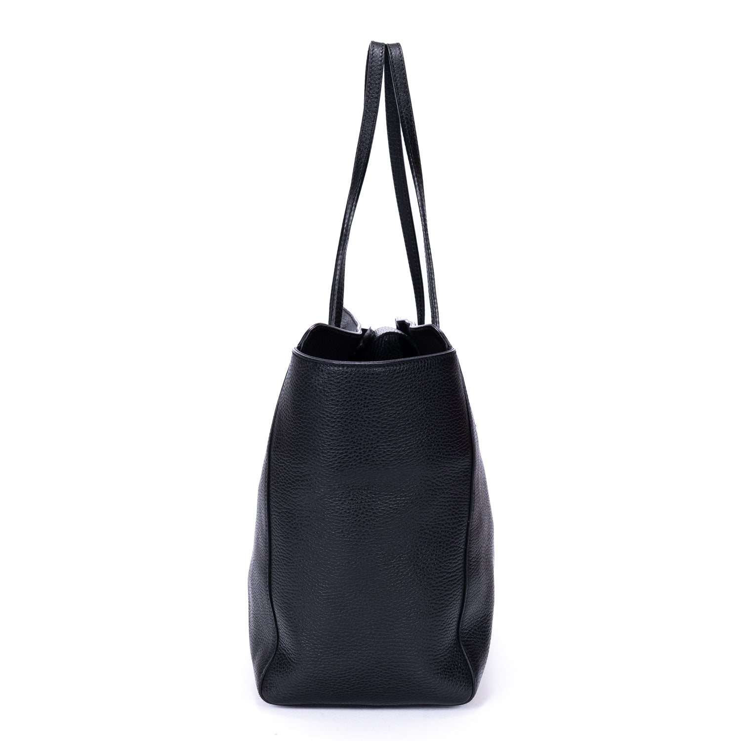 Shoulder Bag Medium Swing Shopper Tote Medium Black Grained Calfskin Leather