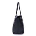 Shoulder Bag Medium Swing Shopper Tote Medium Black Grained Calfskin Leather