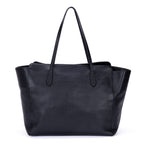 Shoulder Bag Medium Swing Shopper Tote Medium Black Grained Calfskin Leather
