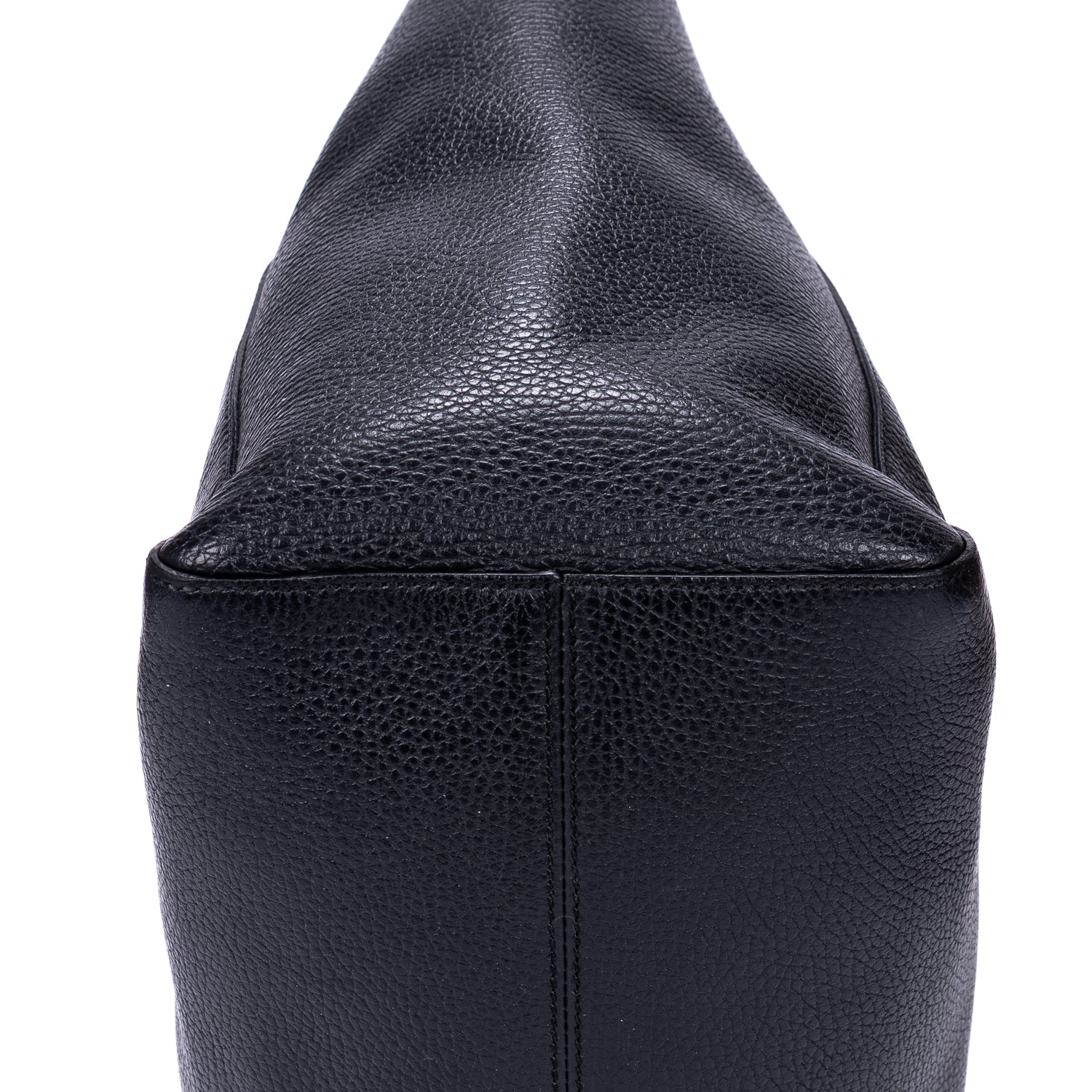 Shoulder Bag Medium Swing Shopper Tote Medium Black Grained Calfskin Leather