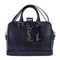 Shoulder Bag Baby Cabas Black Smooth Calfskin Leather