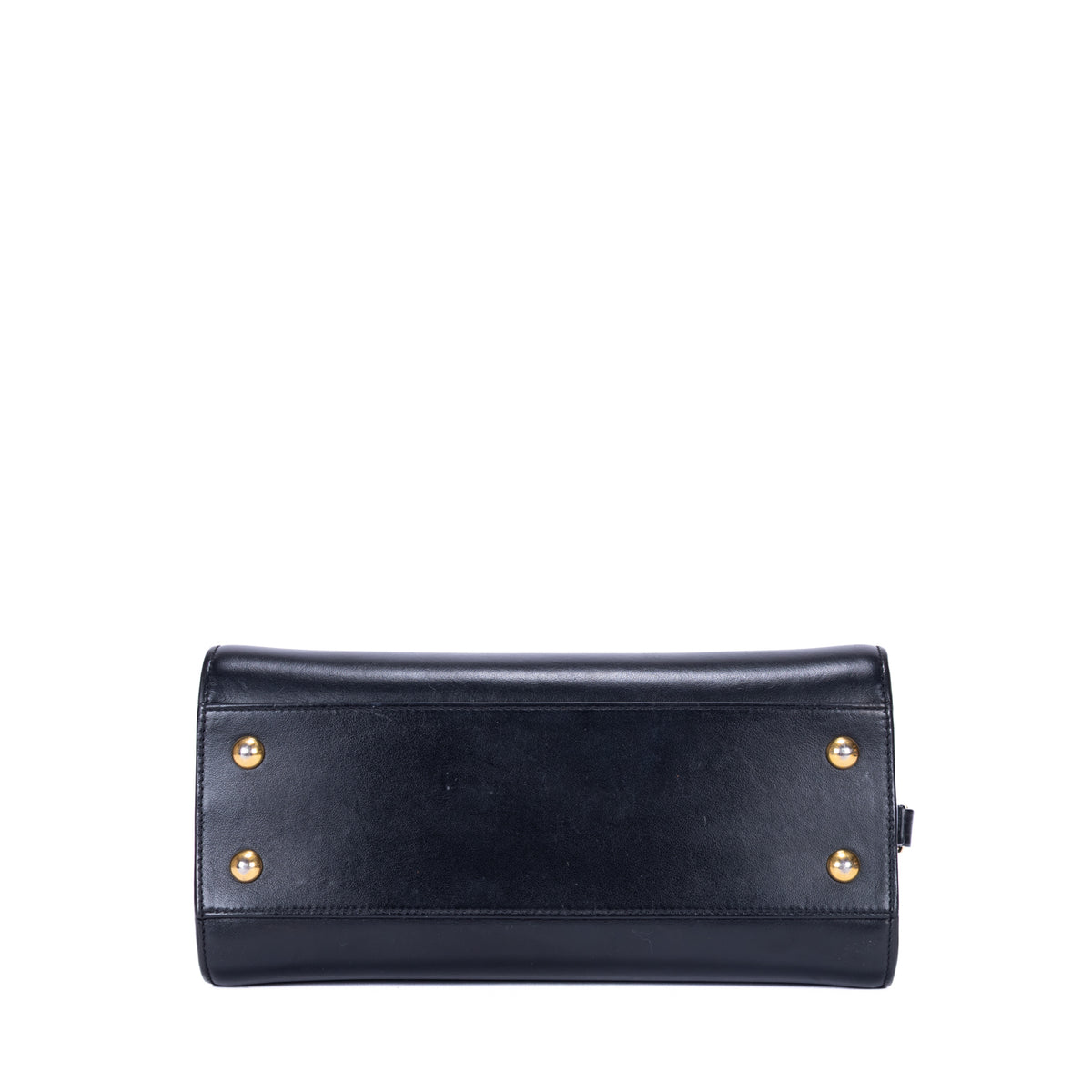 Shoulder Bag Baby Cabas Black Smooth Calfskin Leather