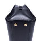 Shoulder Bag Baby Cabas Black Smooth Calfskin Leather