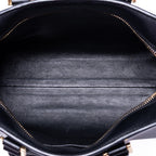 Shoulder Bag Baby Cabas Black Smooth Calfskin Leather