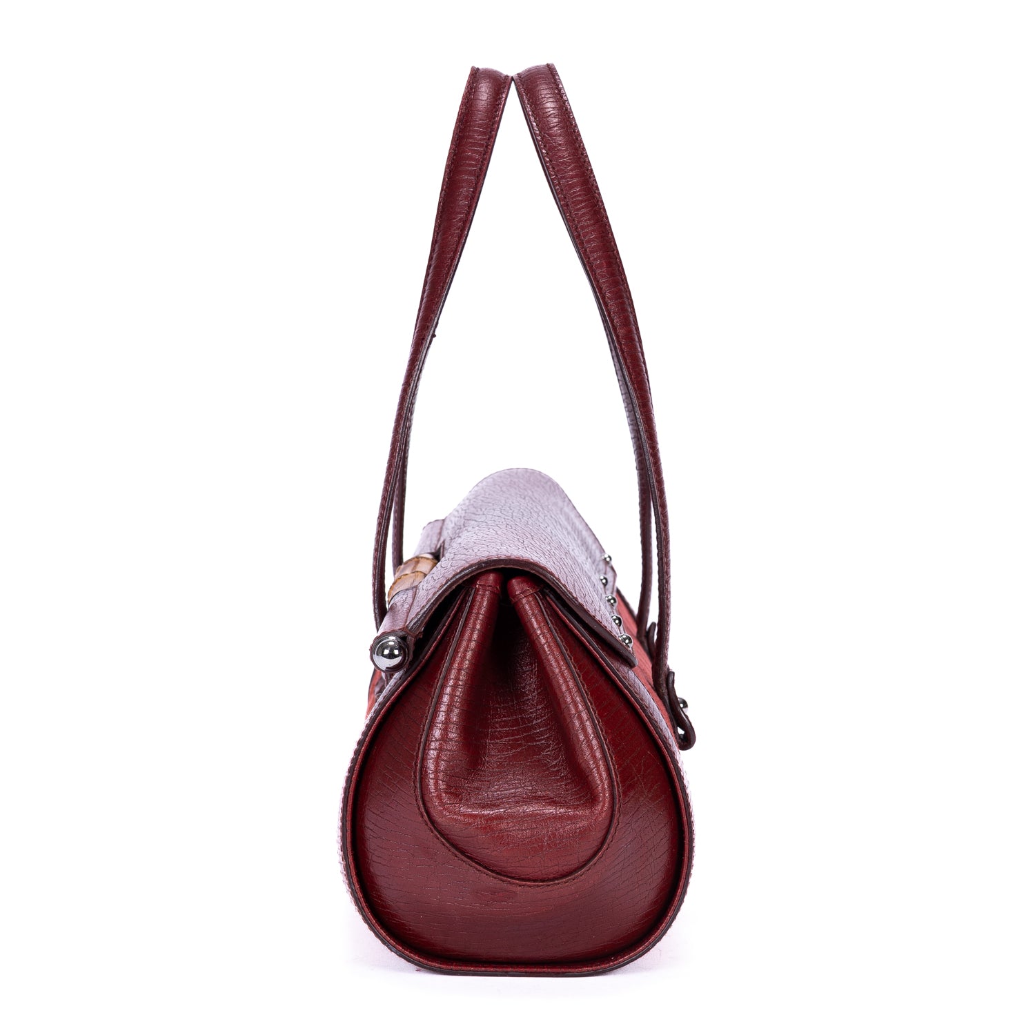 Sac à Bandoulière Rare Sac Bullet Bambou Toile Monogram Rouge