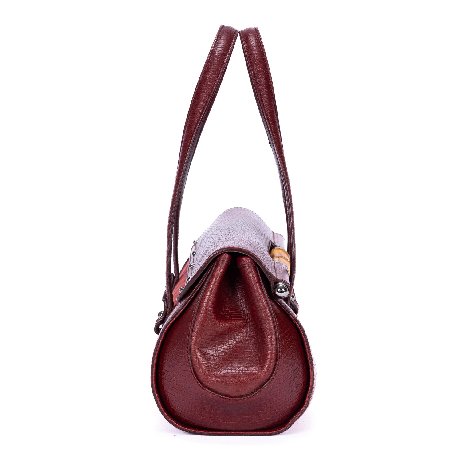 Sac à Bandoulière Rare Sac Bullet Bambou Toile Monogram Rouge
