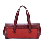 Sac à Bandoulière Rare Sac Bullet Bambou Toile Monogram Rouge