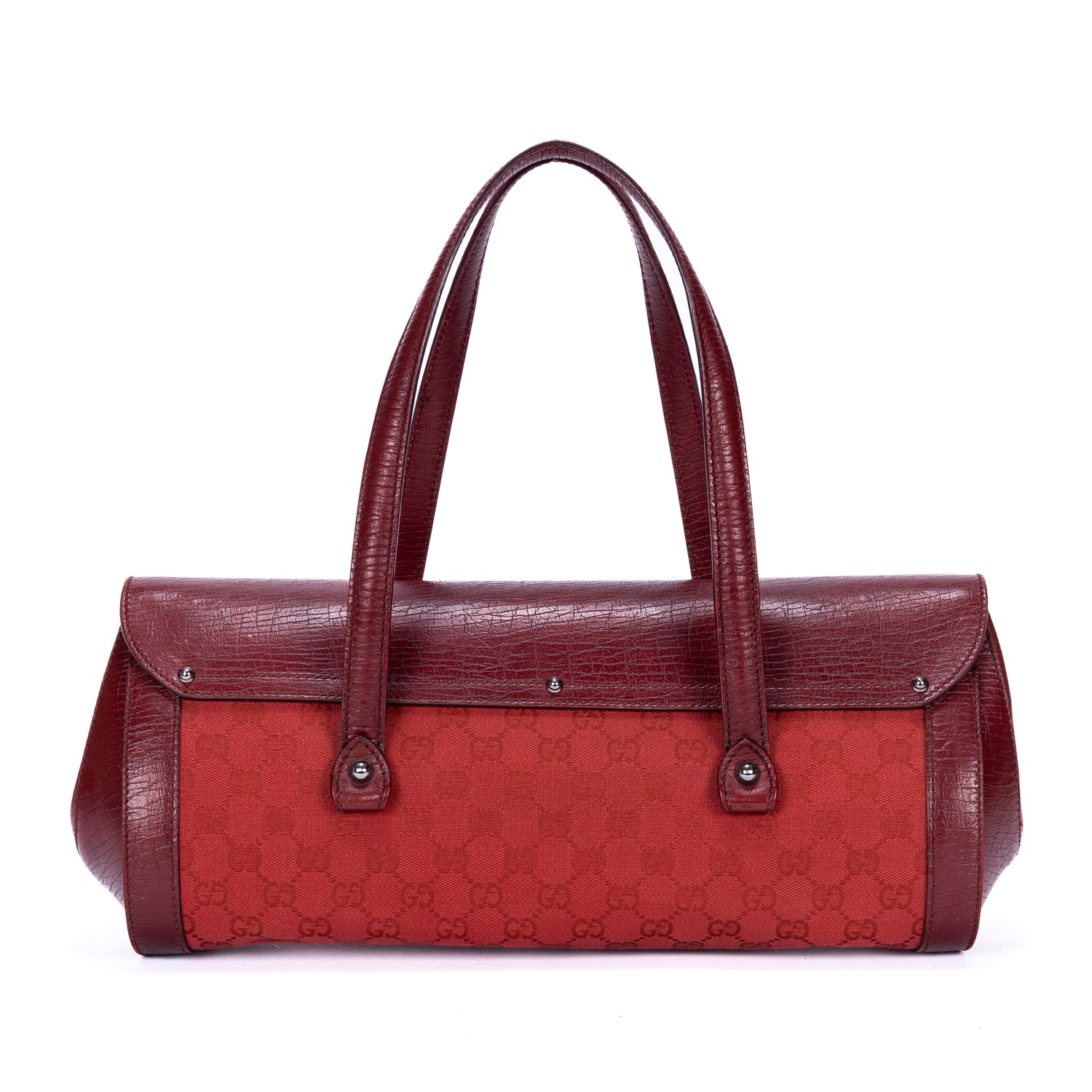 Sac à Bandoulière Rare Sac Bullet Bambou Toile Monogram Rouge
