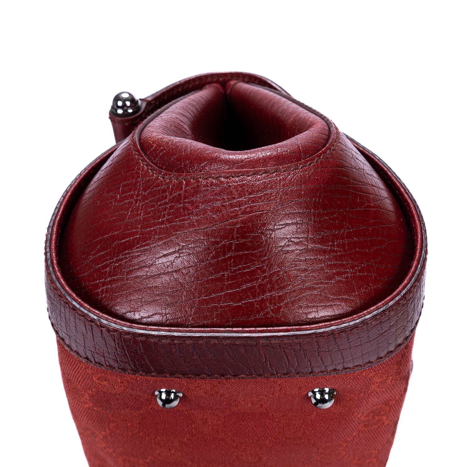 Sac à Bandoulière Rare Sac Bullet Bambou Toile Monogram Rouge