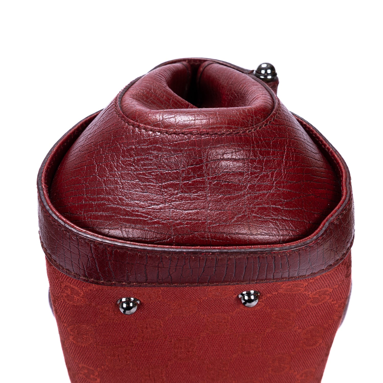 Sac à Bandoulière Rare Sac Bullet Bambou Toile Monogram Rouge