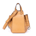 Shoulder Bag Small Hammock Small Light Brown Smooth Calfskin Leather