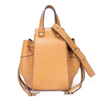 Shoulder Bag Small Hammock Small Light Brown Smooth Calfskin Leather