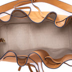 Shoulder Bag Small Hammock Small Light Brown Smooth Calfskin Leather