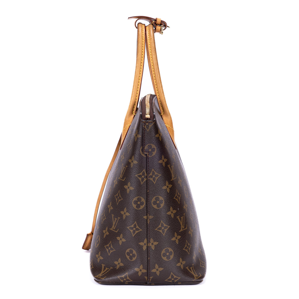 Shoulder Bag Lockit Vertical MM Brown Monogram Canvas