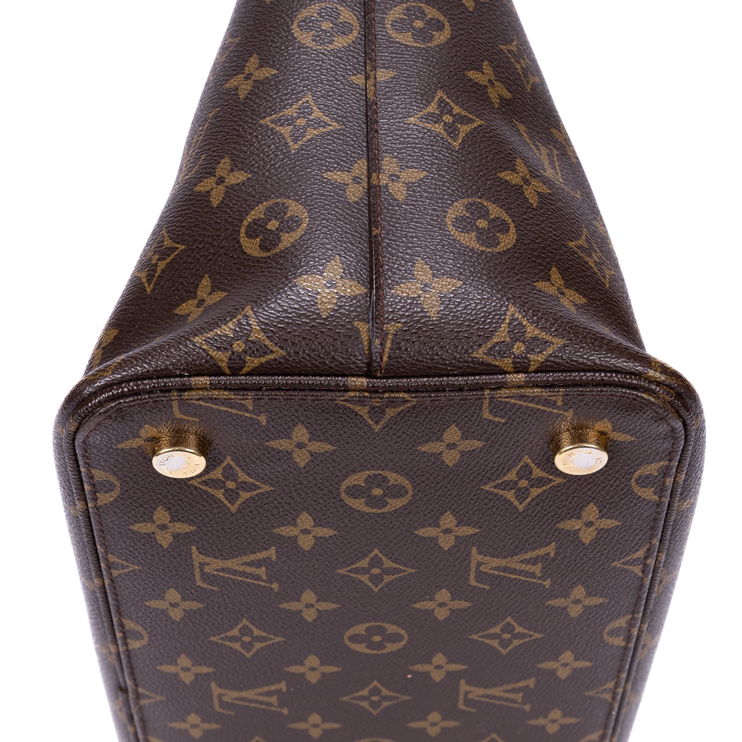 Shoulder Bag Lockit Vertical MM Brown Monogram Canvas