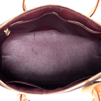 Shoulder Bag Lockit Vertical MM Brown Monogram Canvas