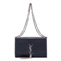 Shoulder Bag Medium Kate Wallet on Chain Medium Black Calfskin Leather