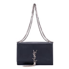 Shoulder Bag Medium Kate Wallet on Chain Medium Black Calfskin Leather