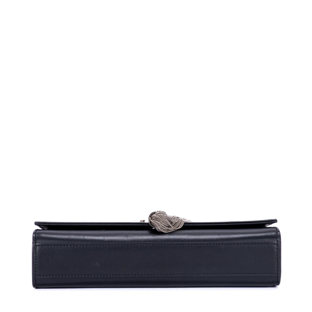 Shoulder Bag Medium Kate Wallet on Chain Medium Black Calfskin Leather