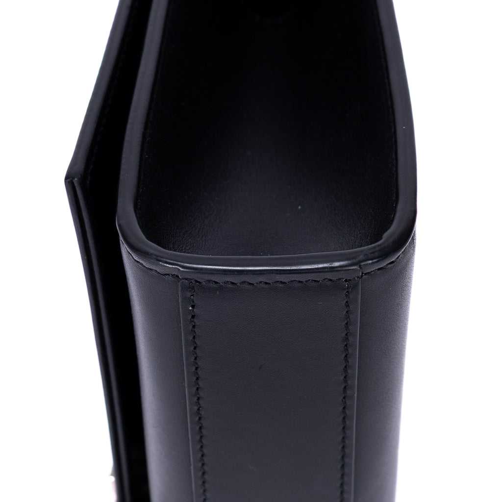 Shoulder Bag Medium Kate Wallet on Chain Medium Black Calfskin Leather