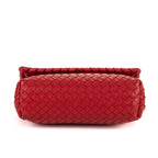 Shoulder Bag Olimpia Medium Burgundy Intrecciato Nappa Leather