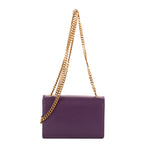 Shoulder Bag Kate Mini Purple Grain de Poudre Leather