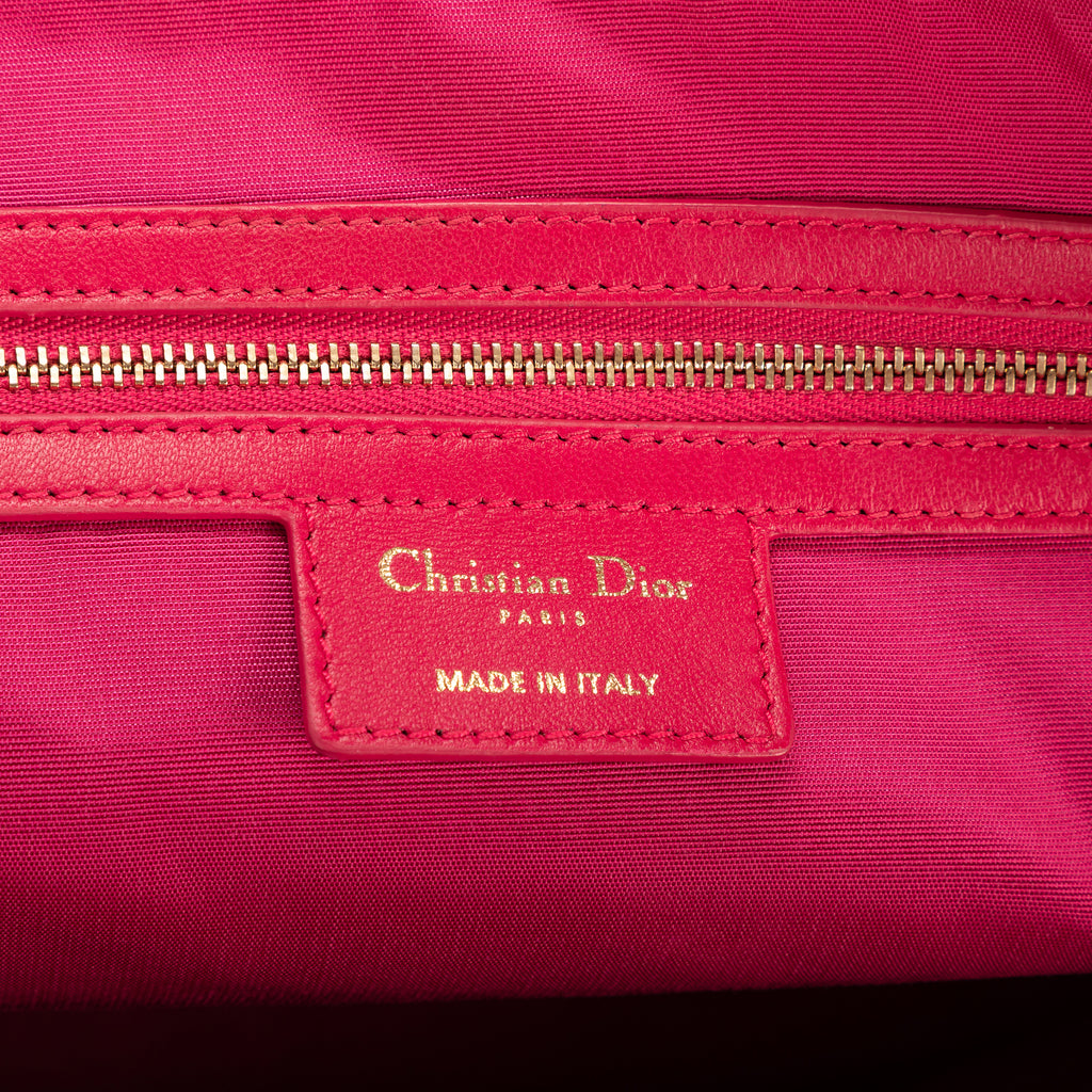 Bolso de hombro Tote suave de piel acolchada rosa