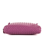 Crossbody Nodini Purple Intrecciato Leather