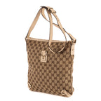Sac bandoulière Abbey Messenger D-ring en toile monogrammée GG ivoire
