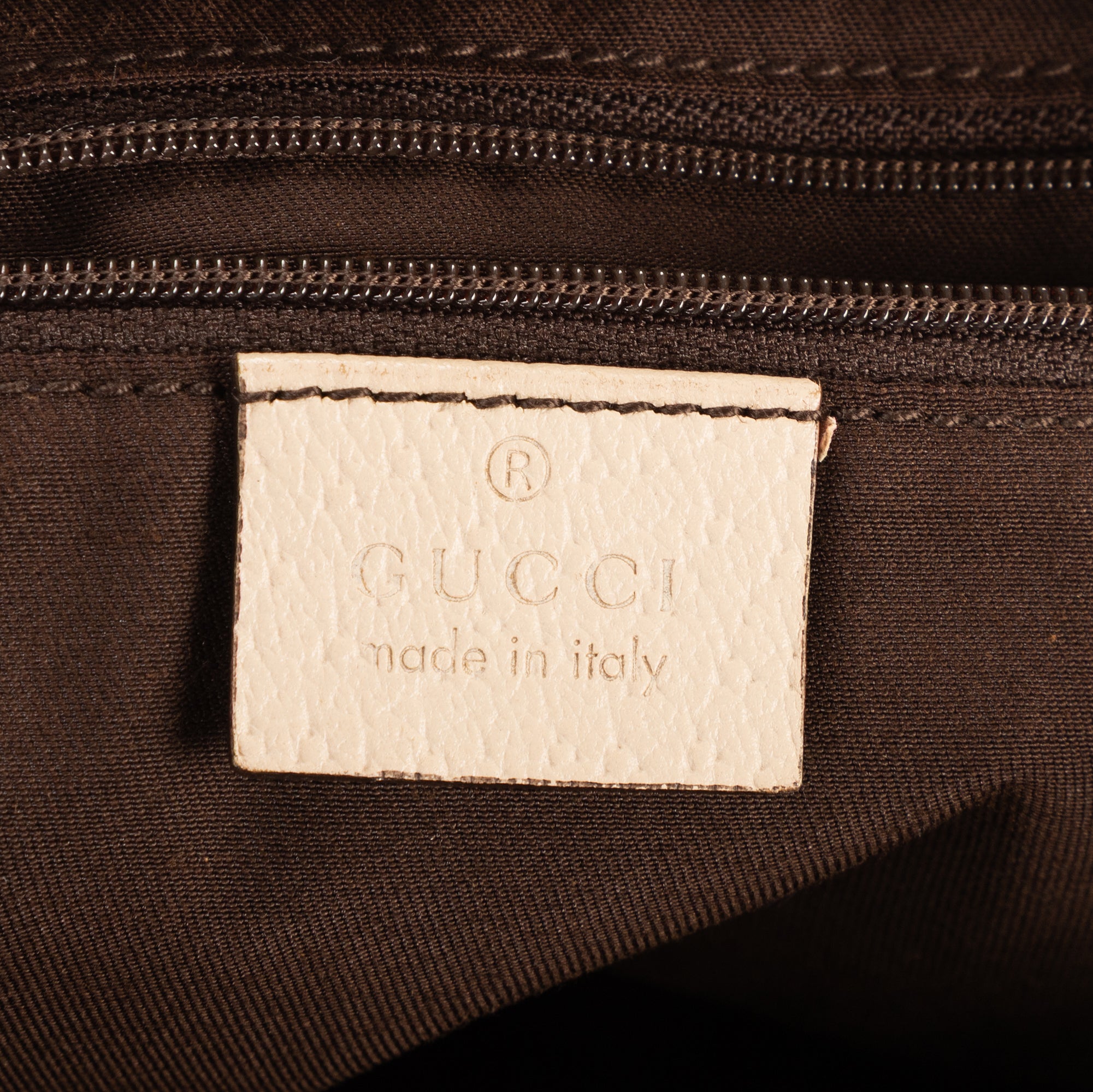 Sac bandoulière Abbey Messenger D-ring en toile monogrammée GG ivoire