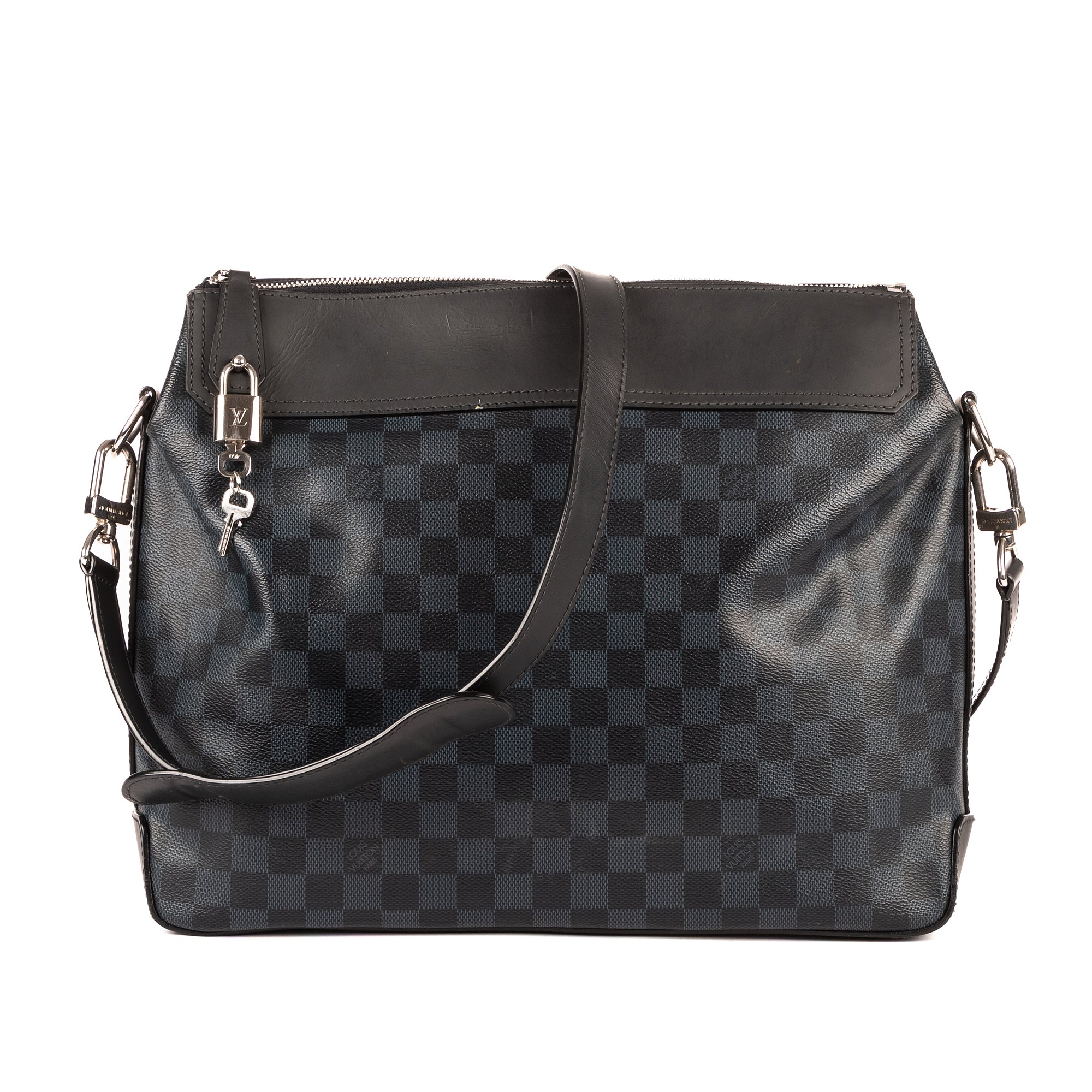 Bandolera Greenwich Messenger Black Damier Cobalt