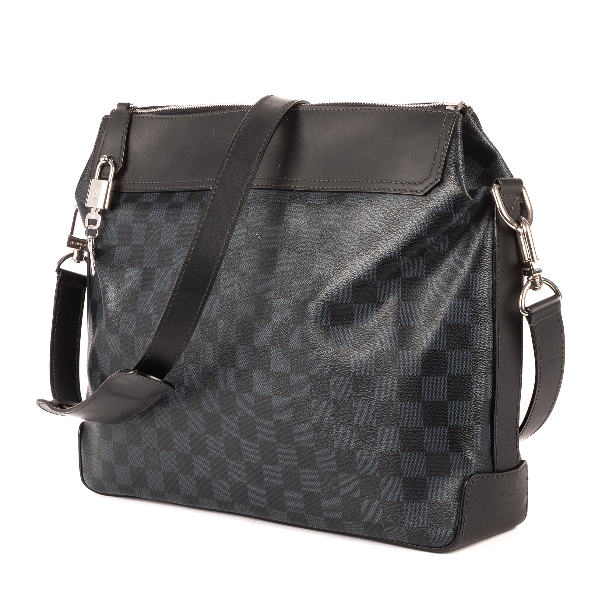 Bandolera Greenwich Messenger Black Damier Cobalt