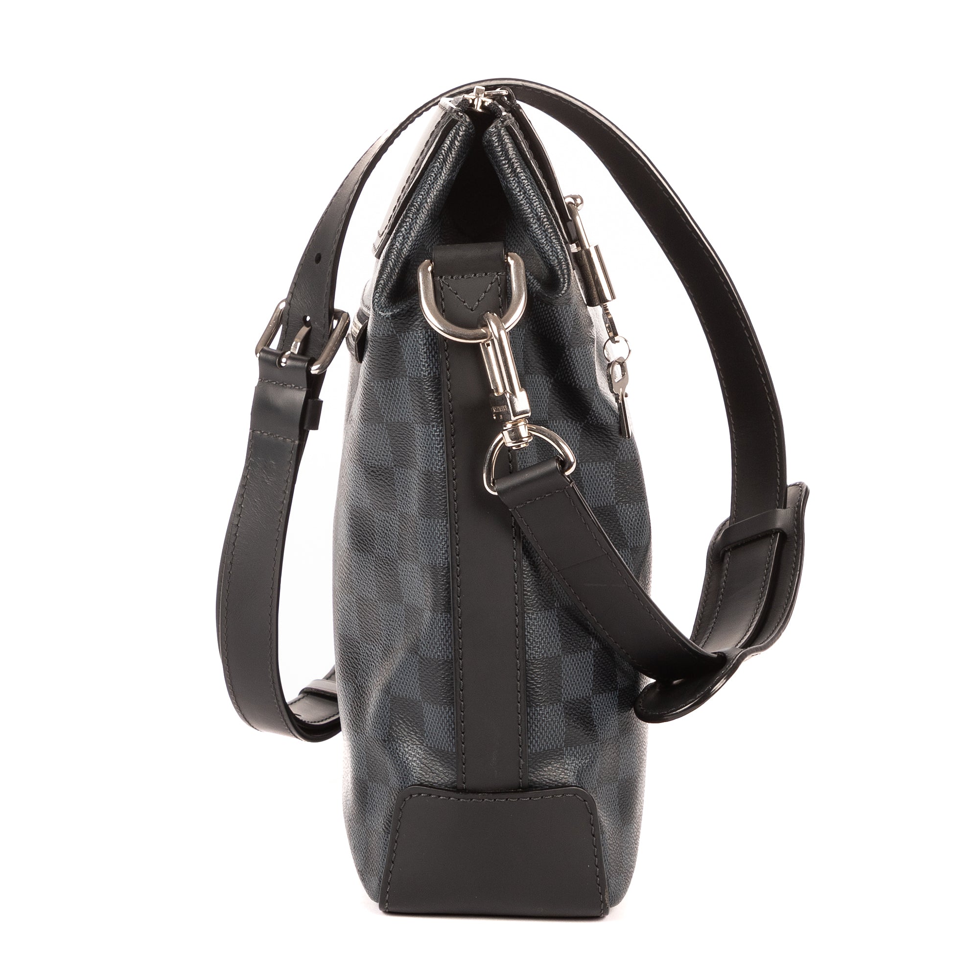 Bandolera Greenwich Messenger Black Damier Cobalt