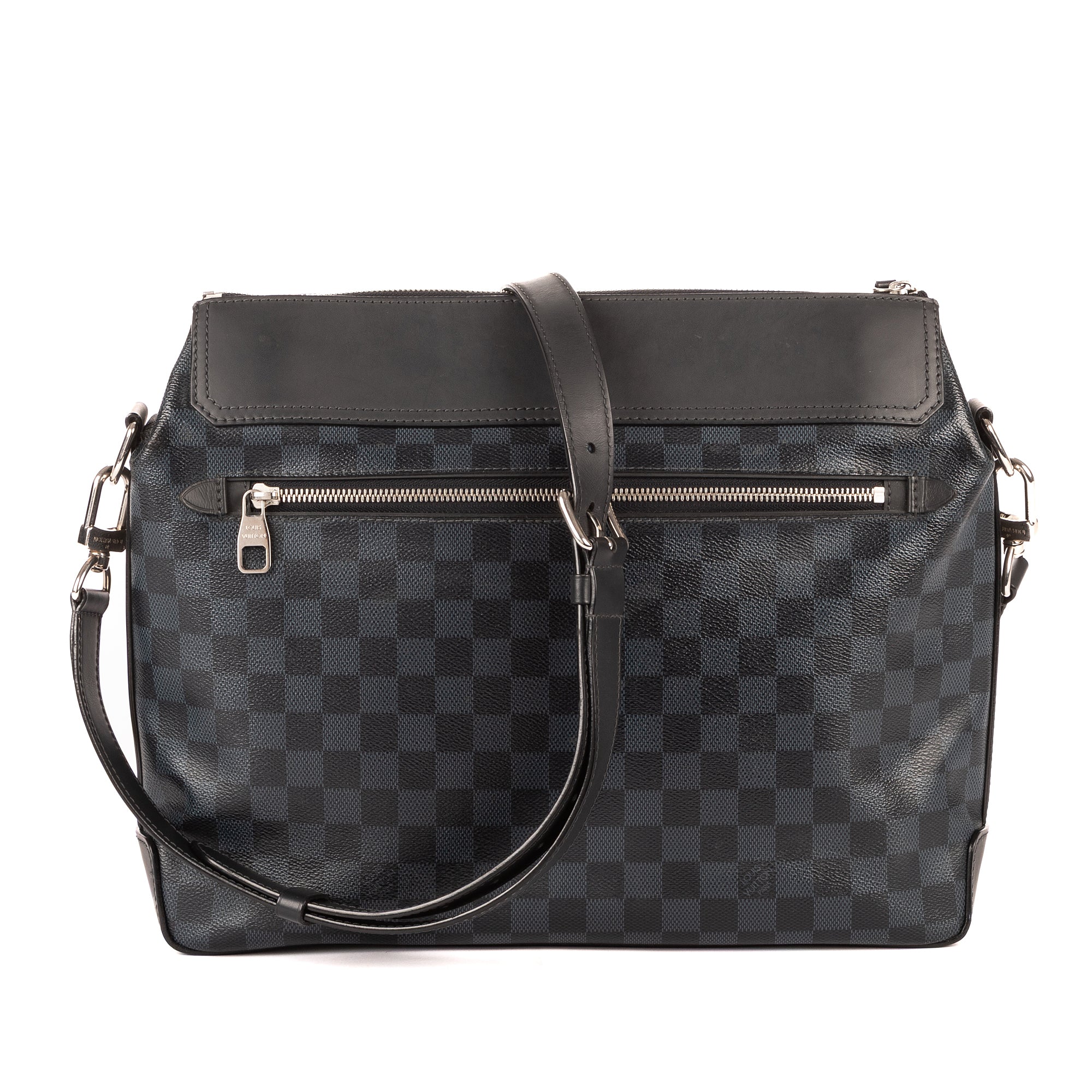 Bandolera Greenwich Messenger Black Damier Cobalt