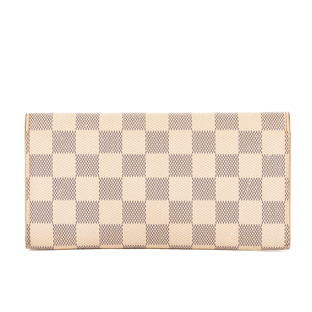 Wallet Emilie White Damier Azur