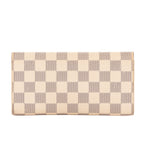 Wallet Emilie White Damier Azur
