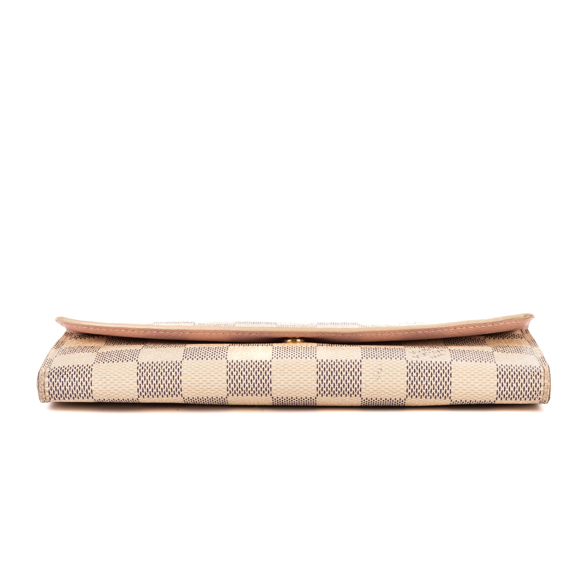 Wallet Emilie White Damier Azur