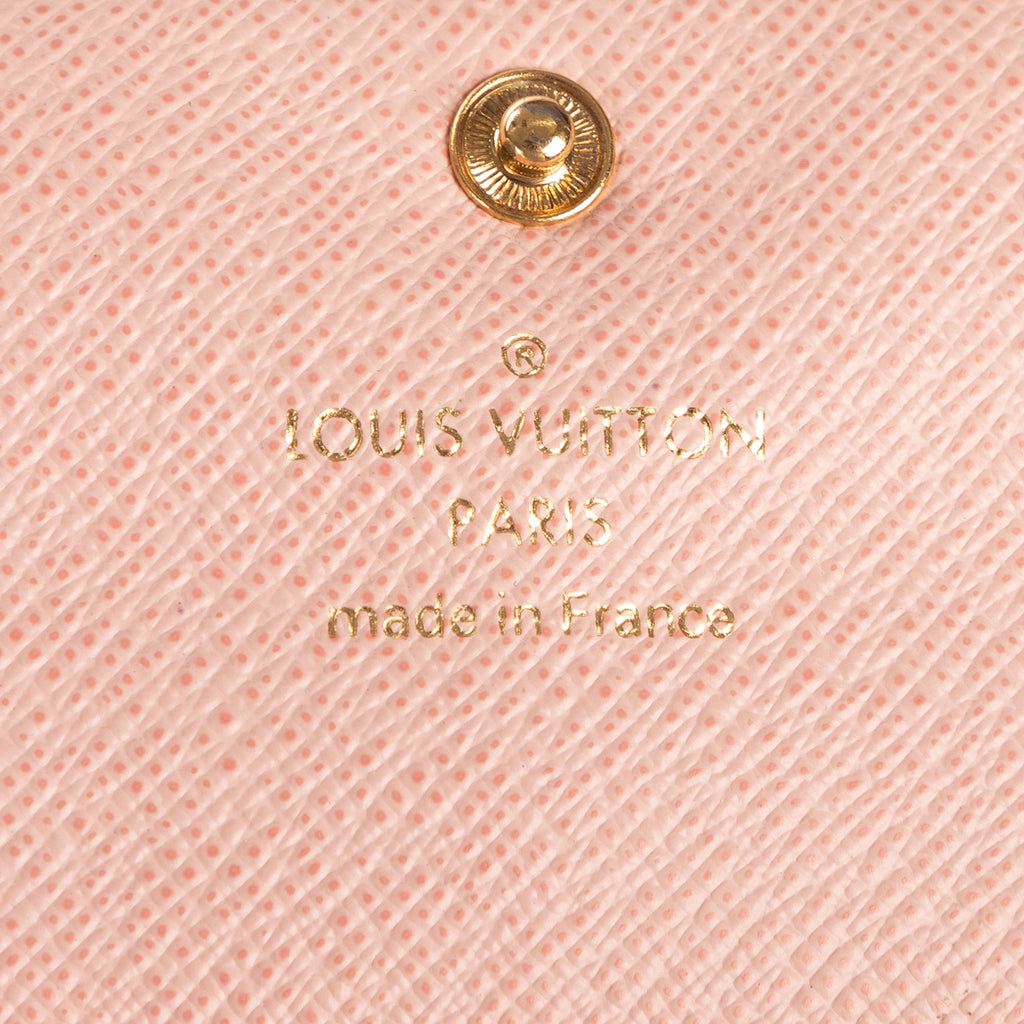Wallet Emilie White Damier Azur