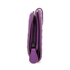 Wallet Continental Wallet Purple Intrecciato Nappa Leather