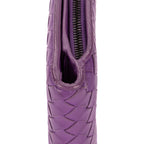 Wallet Continental Wallet Purple Intrecciato Nappa Leather