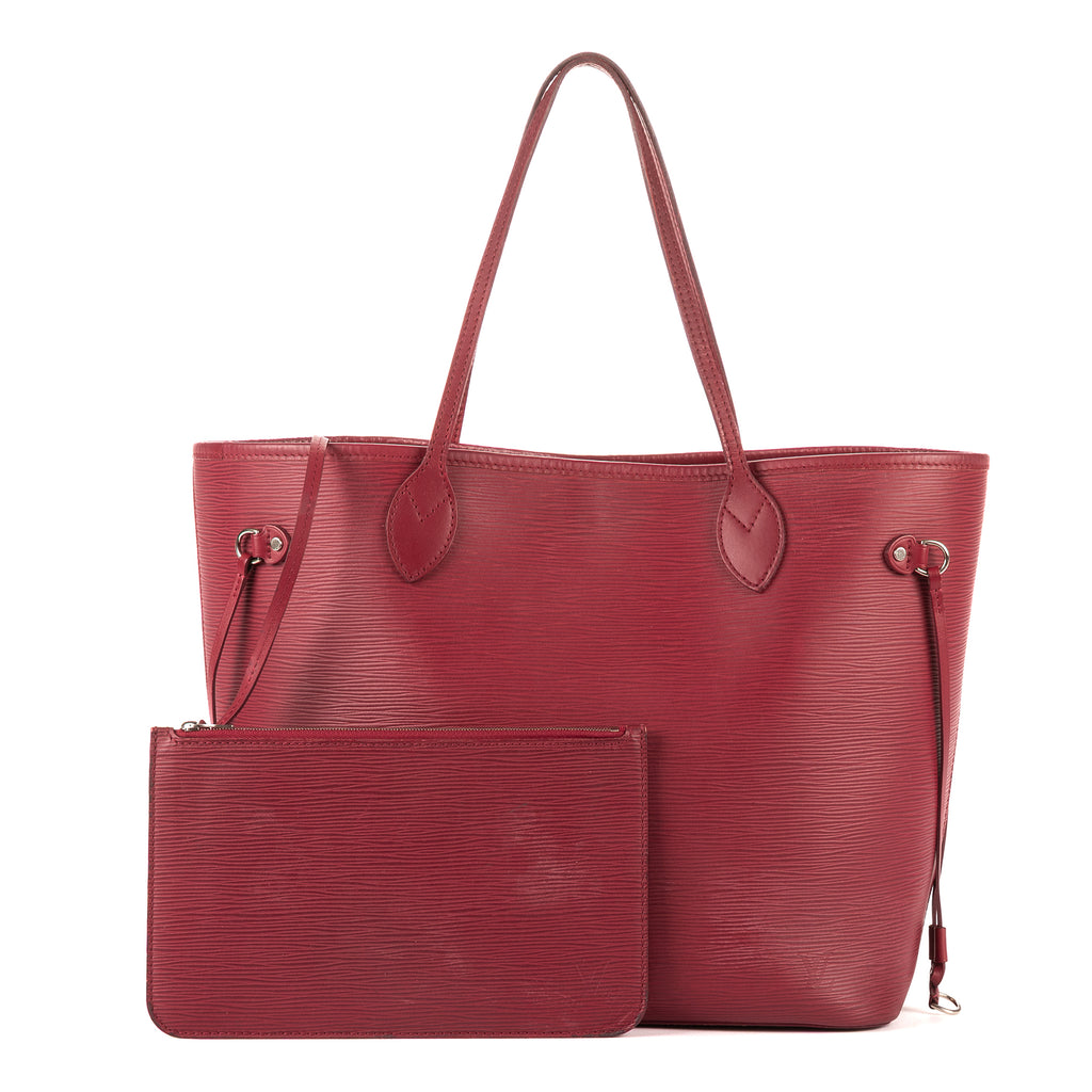 Bolso de Hombro Neverfull Rojo Fucsia Epi