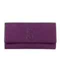 Pochette Clutch Belle De Jour Cuir Galet Violet