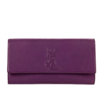 Pochette Clutch Belle De Jour Cuir Galet Violet