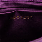 Pochette Clutch Belle De Jour Cuir Galet Violet