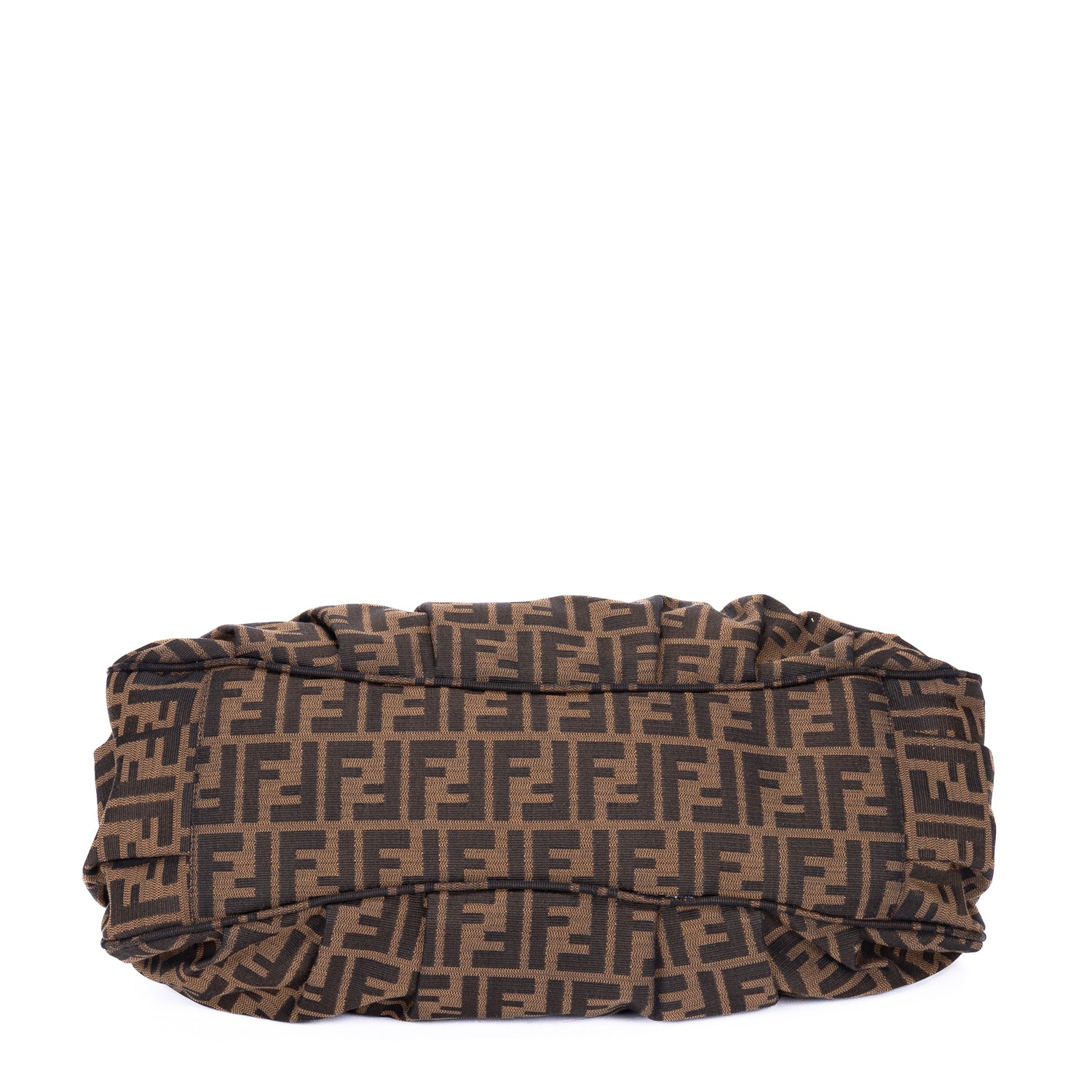 Bolso de mano Mia Tote grande de lona Zucca marrón