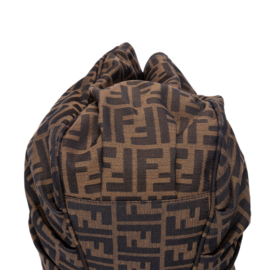 Bolso de mano Mia Tote grande de lona Zucca marrón