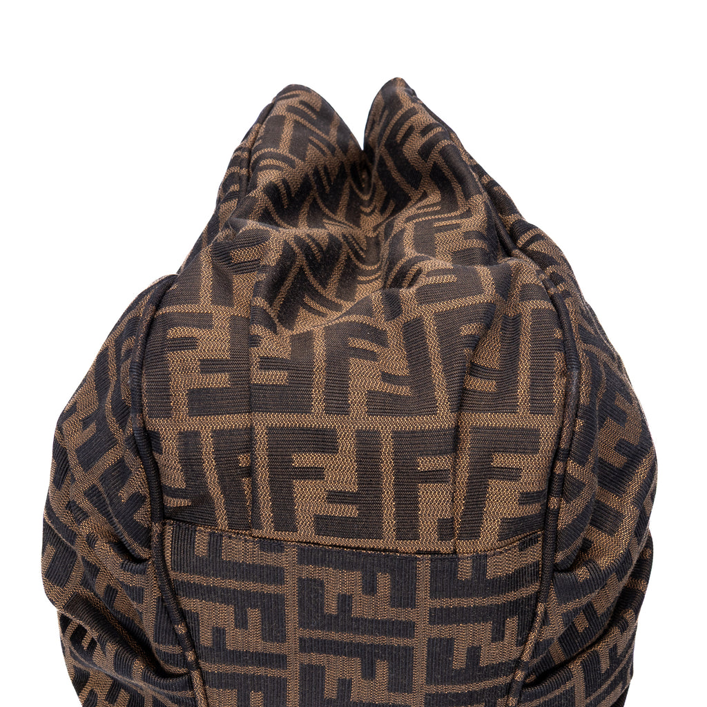 Bolso de mano Mia Tote grande de lona Zucca marrón