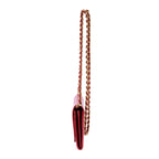 Wallet Wallet on Chain Crossbody Red Saffiano Leather